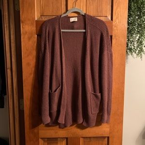 Mauve cardigan from Target!